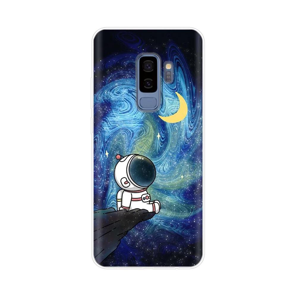 For Samsung Galaxy S9 Plus Phone Case Pretty Butterfly Pattern Soft Slim TPU Clear Silicone Cover For Samsung Galaxy S9 S9+ S 9
