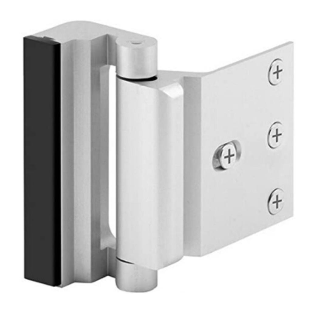 Home Security Lock Aluminum Alloy 800LBS Rust Proof Tamper Resistant Door Reinforcement Lock