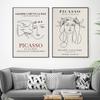 Retro Picasso Matisse Poster Und Drucke Abstrakte Mädchen Körper Blume Wand Kunst Leinwand Malerei Bilder Für Wohnzimmer Nordic Deco