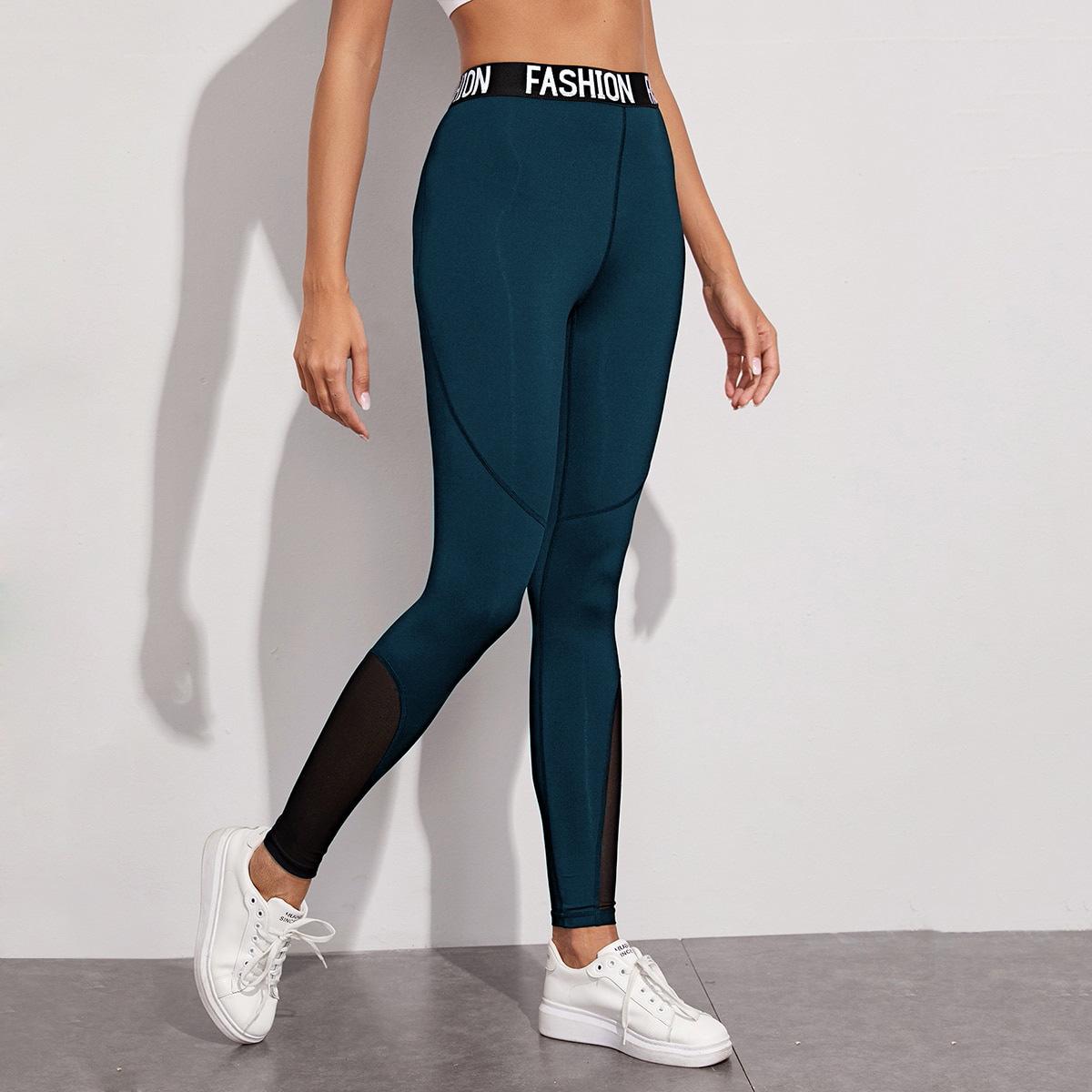 

2024 Женские эластичные брюки для йоги с высокой талией - Европейский и американский стиль, фитнес, укороченные леггинсы Medium