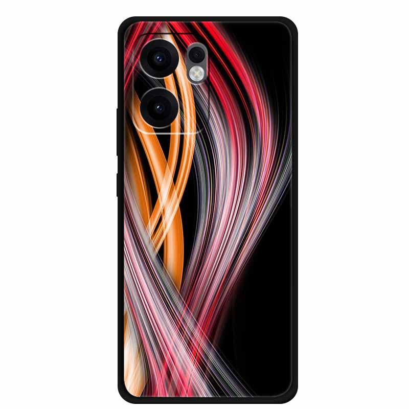 Phone Case For OPPO Reno 13F Case 13 F Coque Black Silicone Soft TPU Back Cover Bag For OPPO Reno13F A5x Case Protective Shell