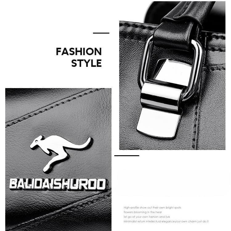 Splicing Pattern Boston Portable Messenger Bag