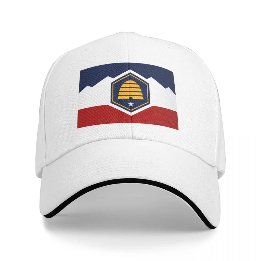 The New Utah State Flag Baseball Cap Sunscreen Big Size Hat Fishing Cap Hats for Unisex Women's Hats 2025 Men's