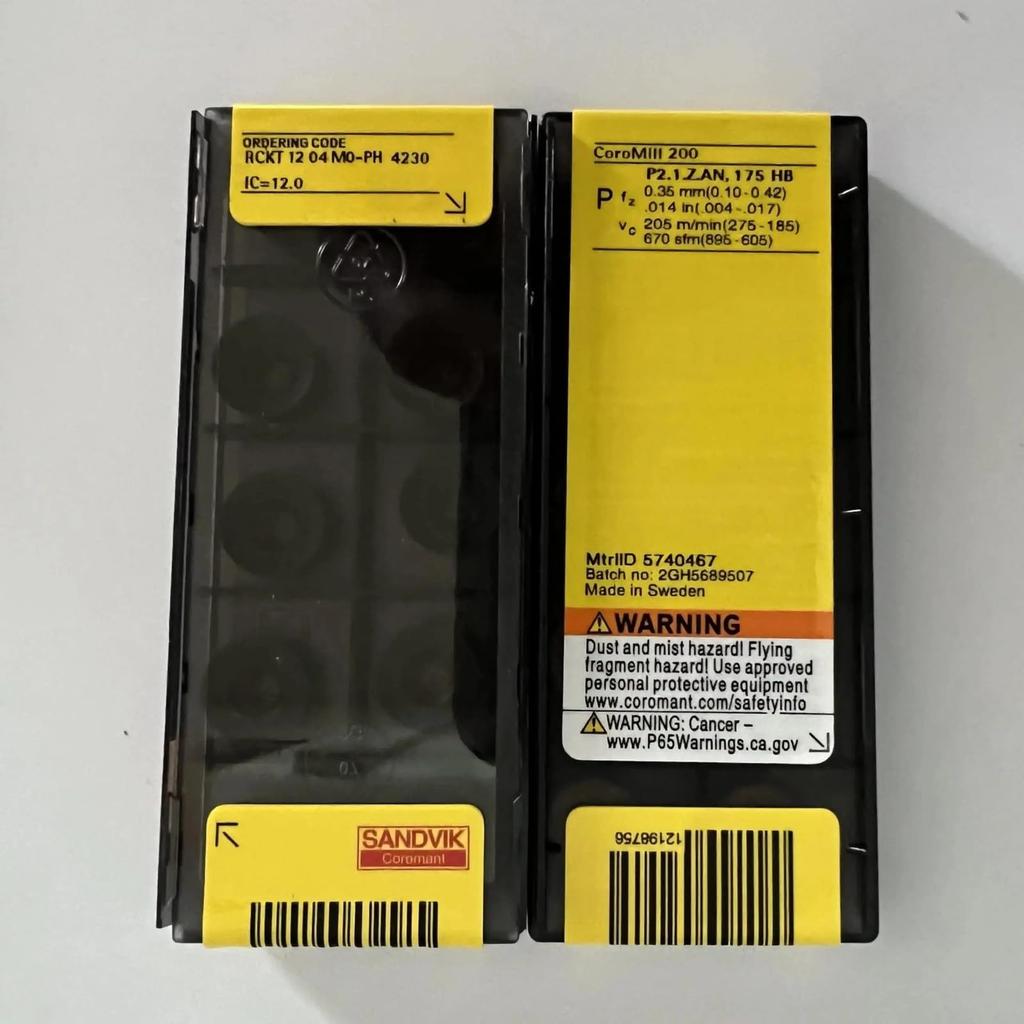 Original Sandvik / RCMT1204M0-PH 4230  / CNC Lathe Carbide Blade 10 PCS