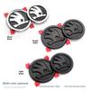 Skoda Black Grille Emblem 90MM & Trunk Badge 80MM, ABS, Multi-Color, Single Piece for Skoda Models hkjn65