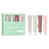4 Stück/Packung Feuchtigkeitsspendendes und Pflegendes Lippenbalsam-Set Lippenpflege Bietet Lippenpflege zum Glätten Trockener Und Rissiger Lippen Neu eingetroffen