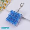9 Keys Led Keyboard Key Toy Mechanical Keyboard Axis Tester Stress Relief Diy Fidget Button Keycap Fidget Keychain Toys Gift