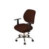 Corn Grain Computer Split Seat Cover Thicken Solid Color Chair Seat Covers Removable Dustproof Computer Chair Covers for Home