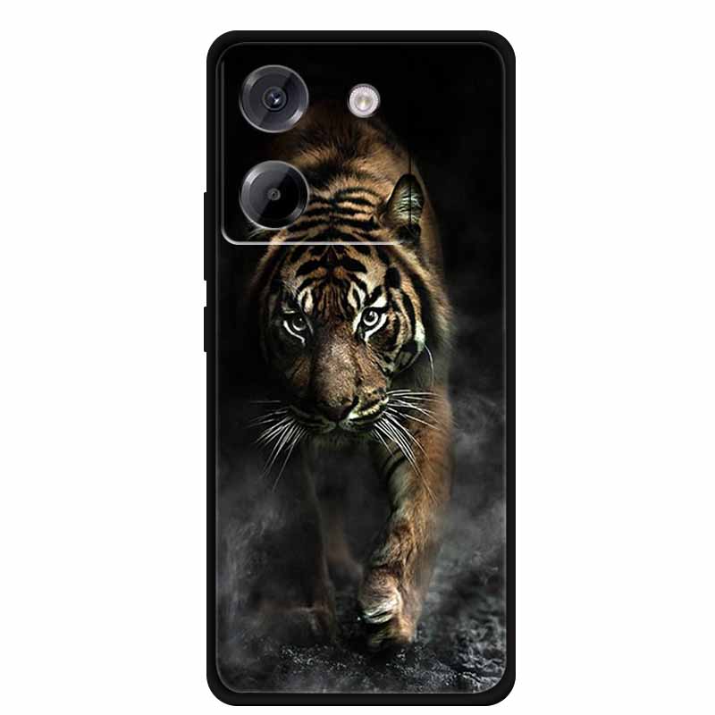 For Xiaomi Poco M7 Pro 5G Case Cartoon Painting Style Soft Silicone TPU Back Cover Cases for Poco M7 Pro 5G Shockproof Cover New