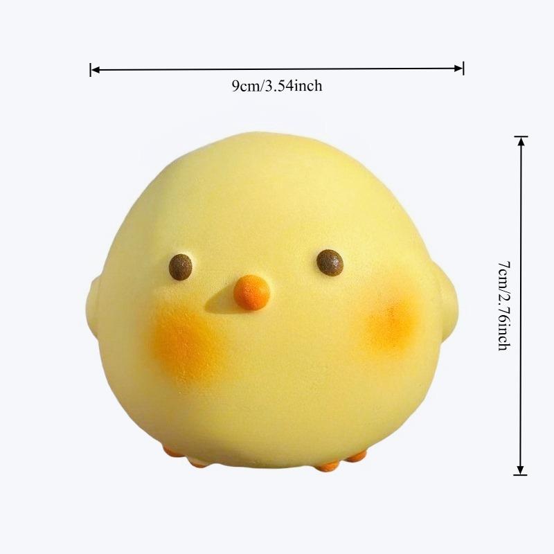 Super Soft Cute Chick Fidgets Toys Squishy Kawaii Animals Squeeze Toy Stress Relief Toy for Anxiety ADHD Gift for Kids Adults