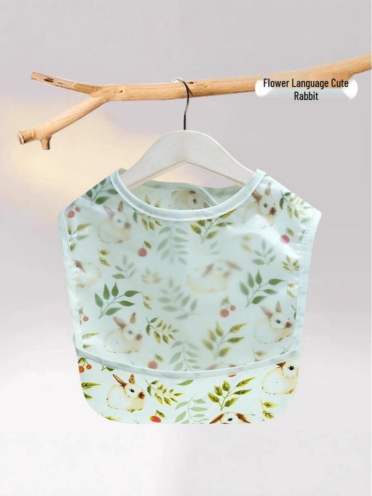 Waterproof Summer Baby Bib - Sleeveless Anti-Dirt Food Smock for Boys and Girls