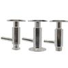 1/4" 1/2" 3/4" BSPT Male 0.5" 1.5" Tri Clamp SUS304 316L Stainless Steel Sanitary Sample Valve Home Brew