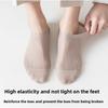5 Pairs Men's Boat Socks Non-slip with The Bottom of The Summer Ultra-thin Men's Sweat Absorption Deodorant Ice Silk Invisible Socks