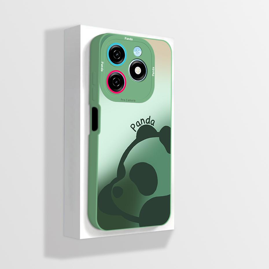 Pour Tecno Spark 20 20C Coque Mignon Dessin Animé Astronaute Carrée Silicone Liquide Souple Housse de Protection pour Téléphone Pour Tecno Spark20 20C Funda