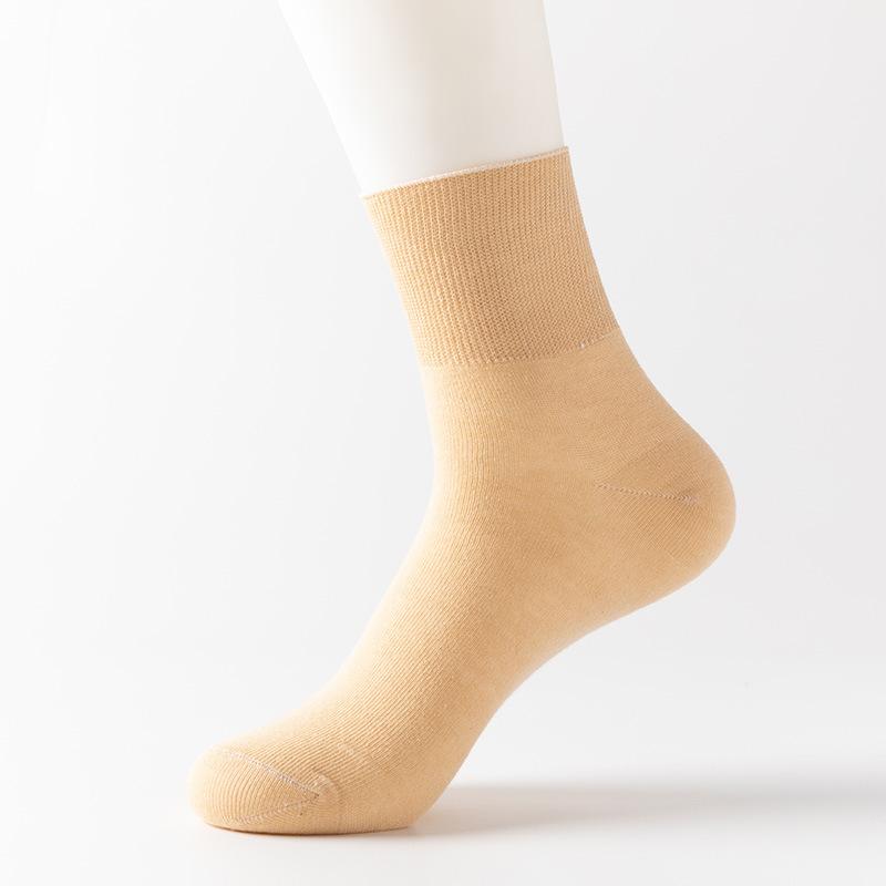 

Леди Весна и Осень Свободные Свободные Штаны с Широкими Штанинами Носки-Трубы для Пожилых 1 pair телесный