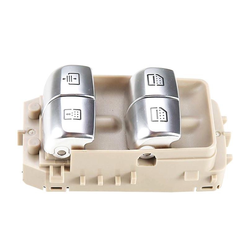 Better-Beige Window Lifter Control Button Sunroof Switch 2229051505 for Mercedes-Benz W222 S550E S600 2014-