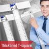 T-Square Drafting Machine: Engineering Civil Drawing Ruler with Right Angle, 90 Degree T-Ruler, Available In 45cm, 60cm, 80cm.