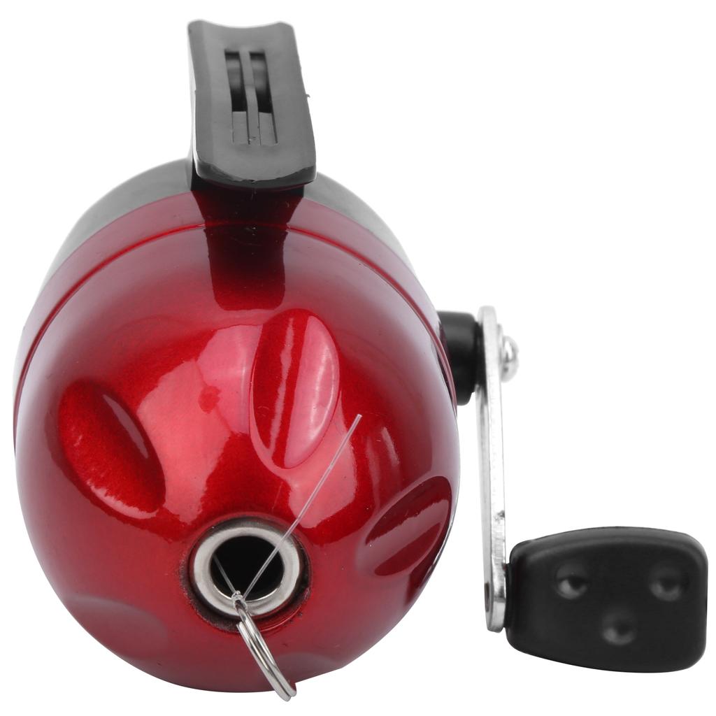 Carrete de Pesca de Carpa Rueda Aleación Ligero 2.6 : 1 Carrete de Pesca Baitcasting Línea 0.25MM