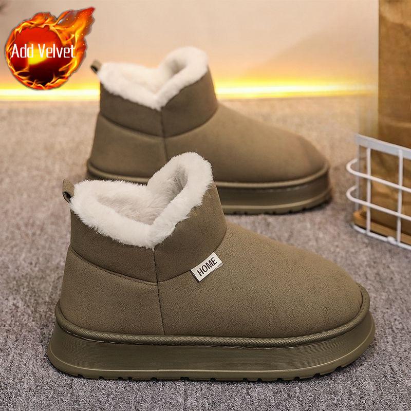 Men s Women s Winter Snow Boots Extra Thick Fleece Lined Anti Slip Cotton Boots Warm Anti Freezing for -40°C Northern Areas 36