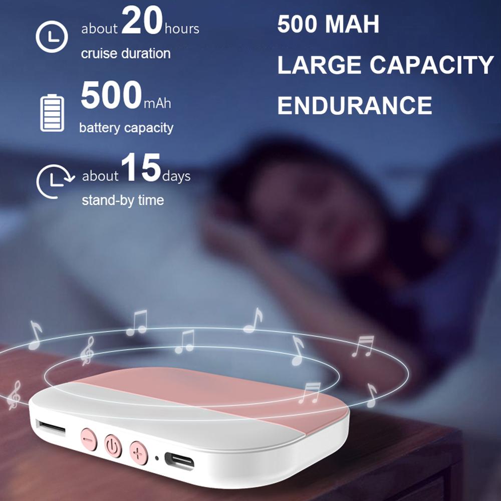 SMB-02 Bone Conduction Under Pillow Speaker Bluetooth-Compatible Sleep Aid Mini Music Box