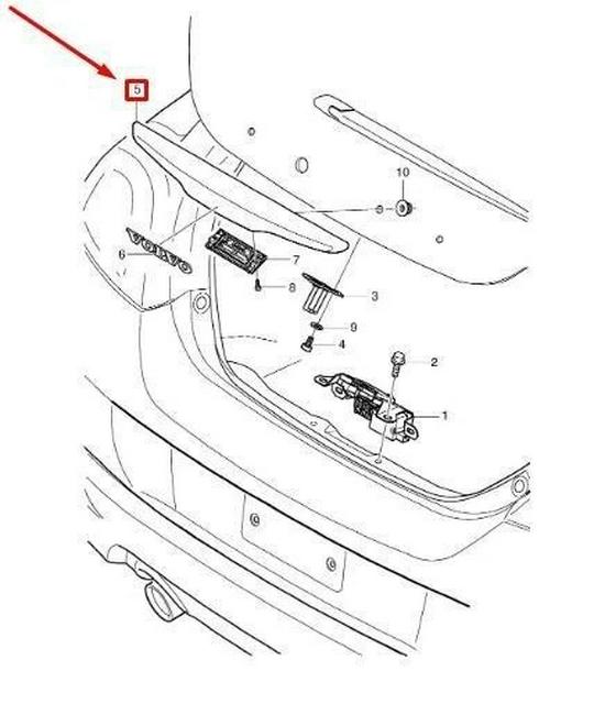 31218231: Compatible Tailgate and Trunk Lid Exterior Pull Handle Wrench for C30