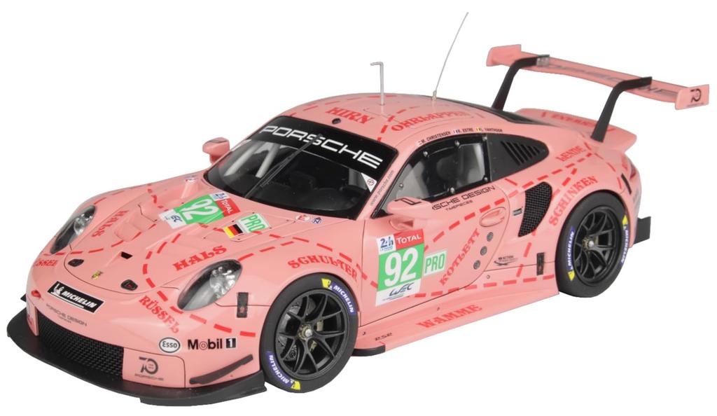 Závodní série 911 RSR 2018 vítěz třídy 24 hodin Le Mans Plastový model PN24040 Platts/NuNu 1/24 (Typ 991)