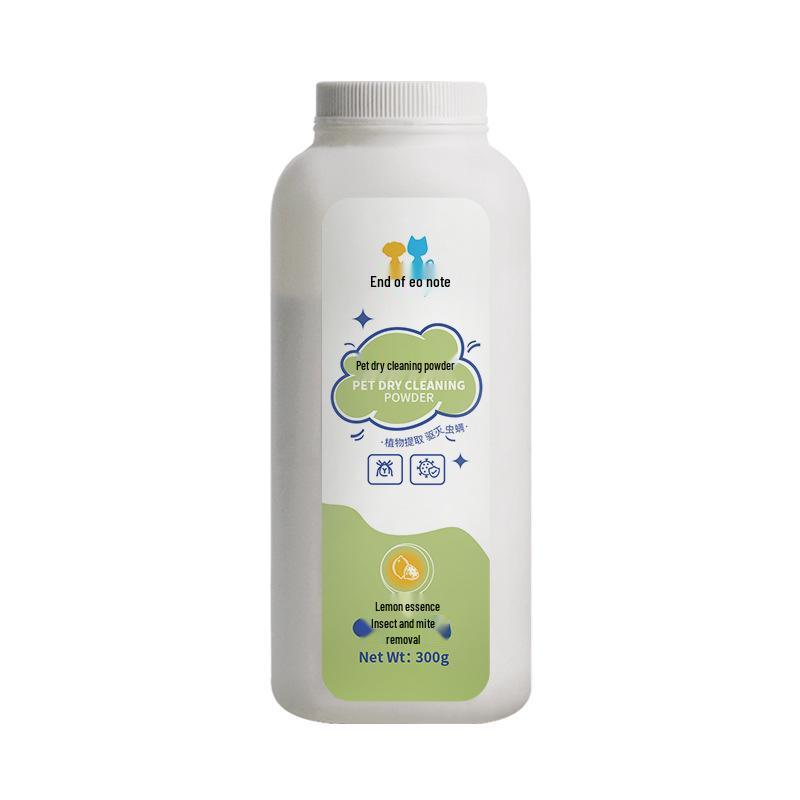 Pet Dry Cleaning Powder & Anti-Itch Deodorizing Dog and Cat Shampoo
