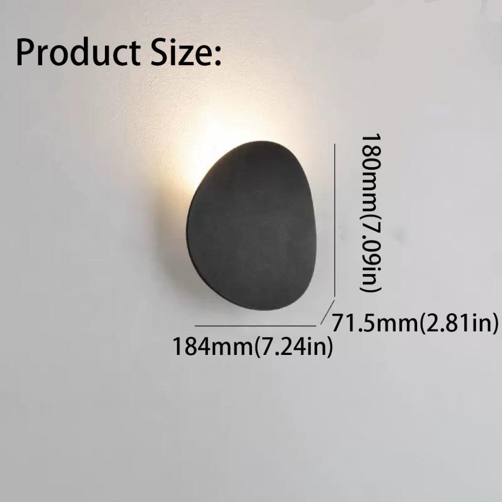 

Minimalist Design Modern Wall Lamp Simple Round Waterproof Wall Lamp LED Wall Lamp Living Room чёрный