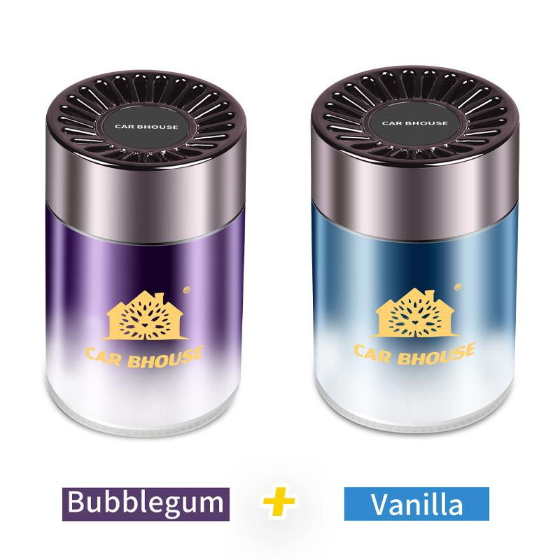 Car Air Freshener Solid Cologne Bubblegum Blackice Auto Accessories Vanilla Good Smell Interior Perfume Diffuser New Car Deodora