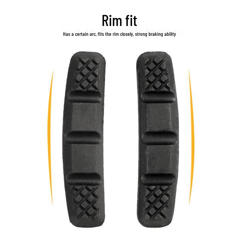 60mm Non-replaceable Brake Pads for Folding Bike, Small Wheel Bike, Aluminum Rim V-Brake Front Pads.