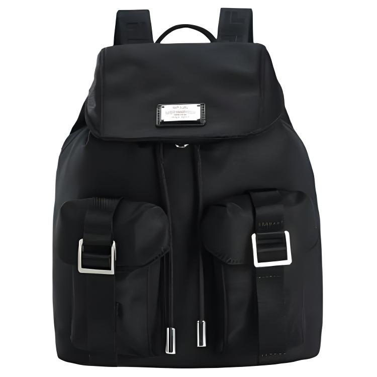 FILA Logo Flap Closure Fabric Backpack Women backpack Black F13W449170F-BK Black 6900₽