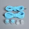1Pair NEW Round Elastic Laces Sneakers No Tie Shoe Laces  Colorful Spring Lock Shoelaces Without Ties Kids Adult Quick Shoelace