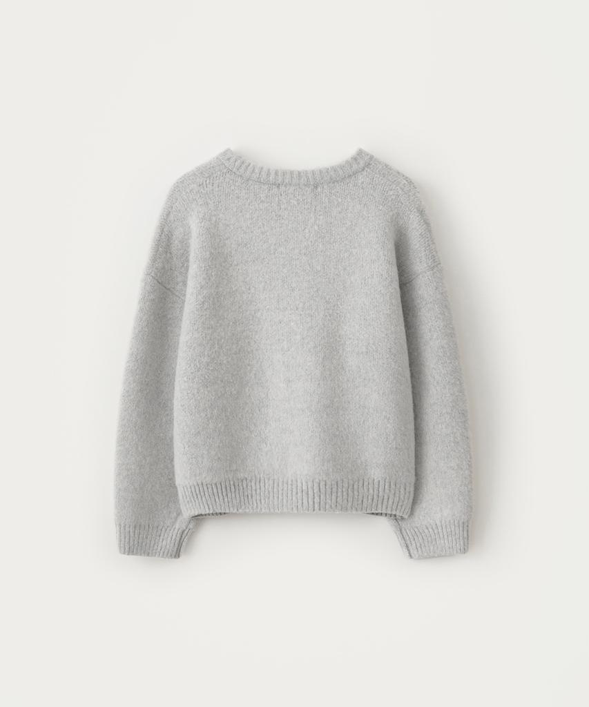 Sseomweeobeoteo Puppy Wool Knit - Light Gray