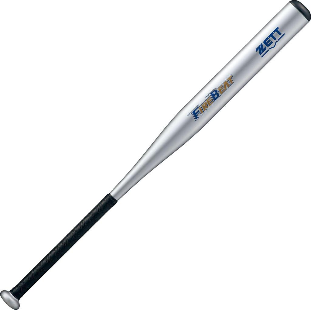 ZETT Softball Ne. 3 Bat Firebeat Metal (Super dural) 83cm 680g Průměrná Stříbrná (1300) BAT53453