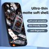 Poker  Phone Case For iPhone17 16 16e 15 14 13 12 11 Plus Mini Pro Max Soft Black Shockproof Cover