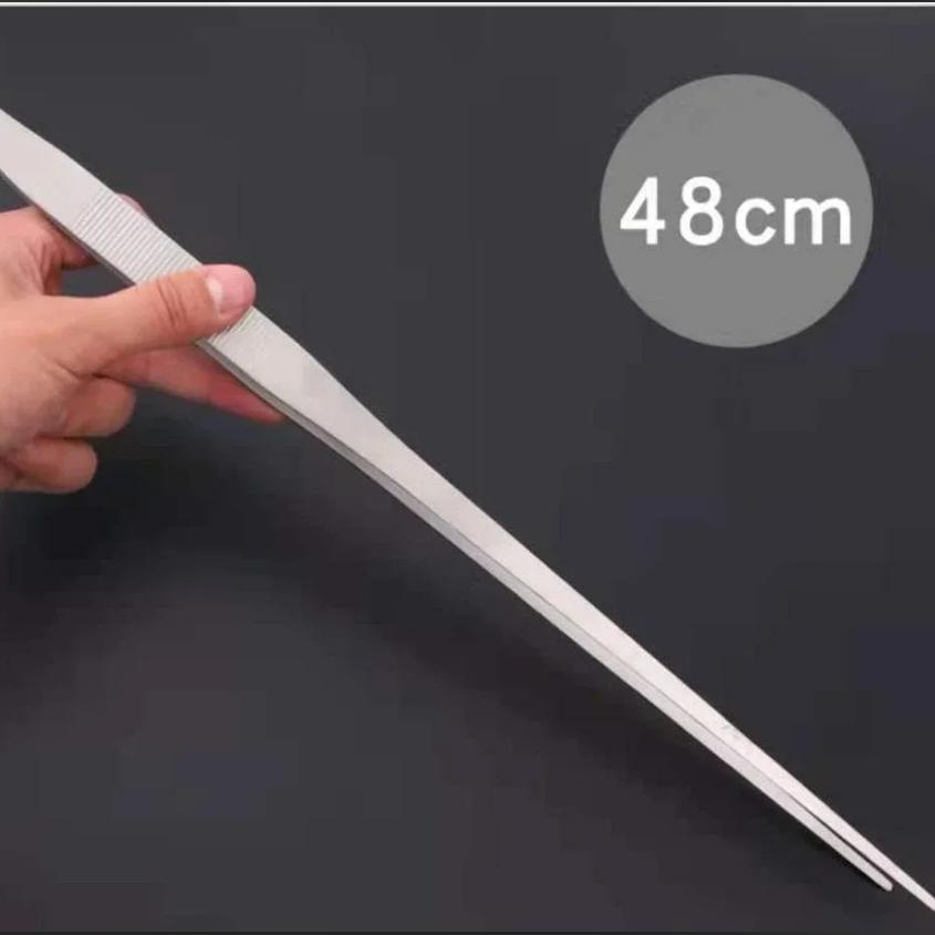 Многофункциональные щипцы длиной 48 см из нержавеющей стали, нескользящие, изогнутые пинцеты, аквариумные щипцы-клипсы, медицинские пинцеты, щипцы, товары для дома