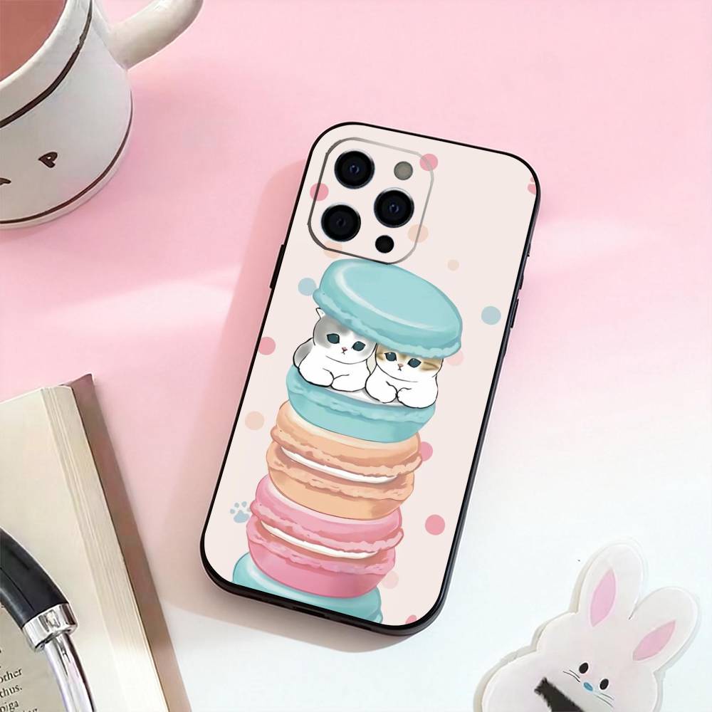 Süßes M-Mofusands C-Katze Handyhülle Silikon Weich Für IPhone 17,16,15,14,13,12,11,XS,Plus Pro Max