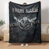 Name Custom Thunderdome Print Flannel Blanket High Quality Warm Comfortable Cover for All Seasons Perfect for Gifts Home Decor