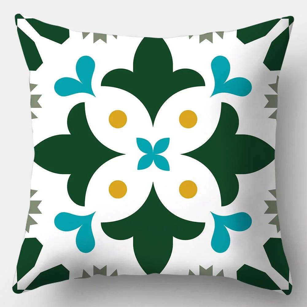 Juste De Coussin Série Vert Foncé Pour La Décoration Intérieure, Taie De Canapé, Jeté, Vêtements, Nouveau, 45cm X 45cm