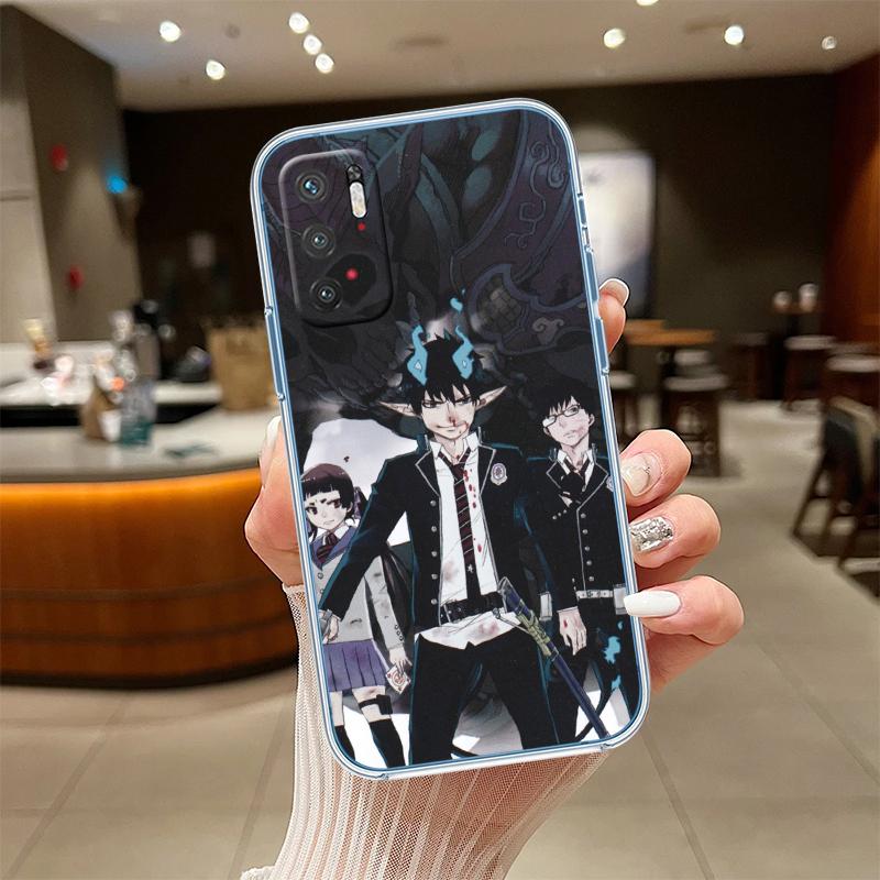 NH11 Blue Exorcist Phone Case for Motorola Moto E13 E15 E20 E22 E22I E22S E30 E32 E40 E7 E7I G Plus Power Play Stylus G22 G14