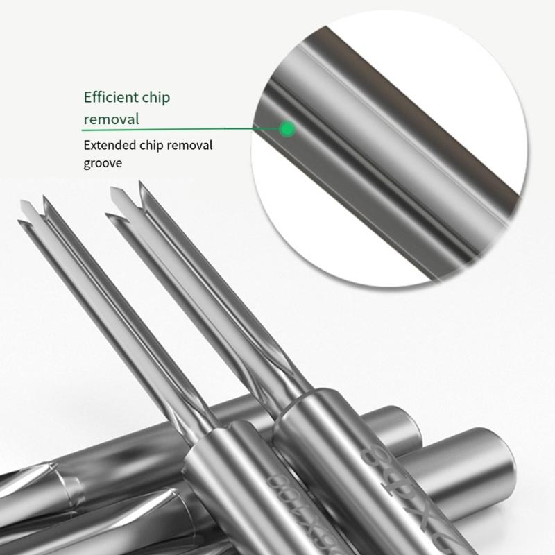 Quality 4Flute Woodworking Routers Bit Mortising Chisel With Bearing Steel Construction For Accurate Wood Joinery