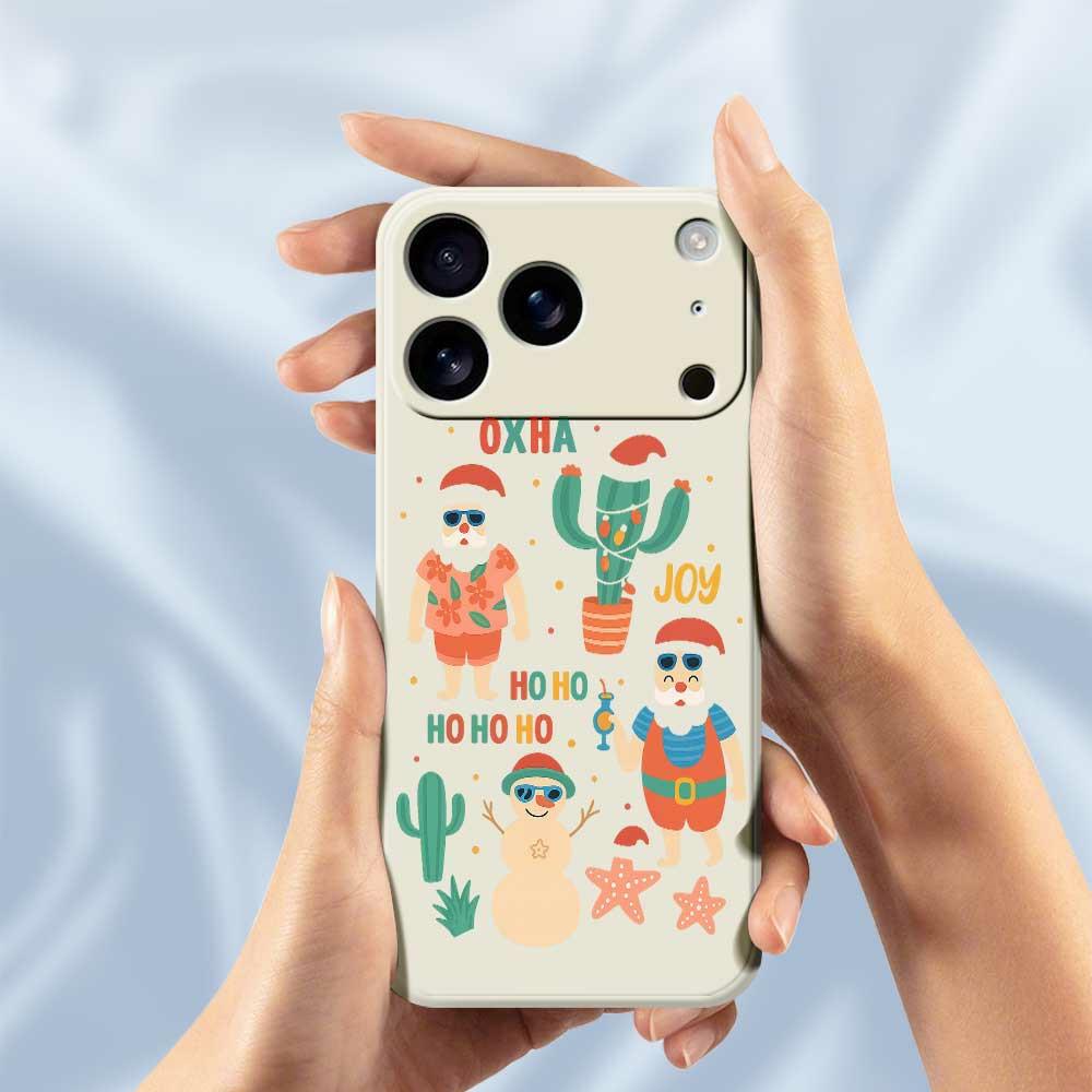 For iPhone 17 Pro Max Case Fun Playing Pattern Printing Straight Edge TPU Phone Back Cover