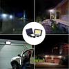 LED Outdoor Solar Powered Human Body Induction Lamp Split Type Courtyard Lamp Solar Charging Courtyard Garage Porch Lighting