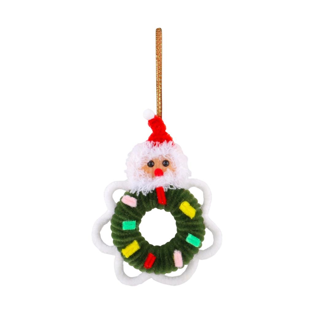 Christmas Wreath Hanging Ornament for Holiday Tree and Home Decor