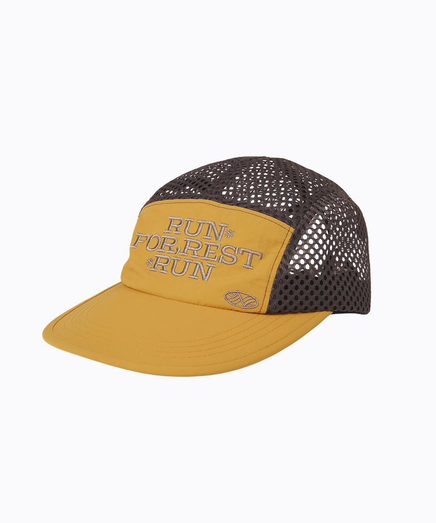 Minasu Run For Rest Run Mesh Camp Cap_Mustard