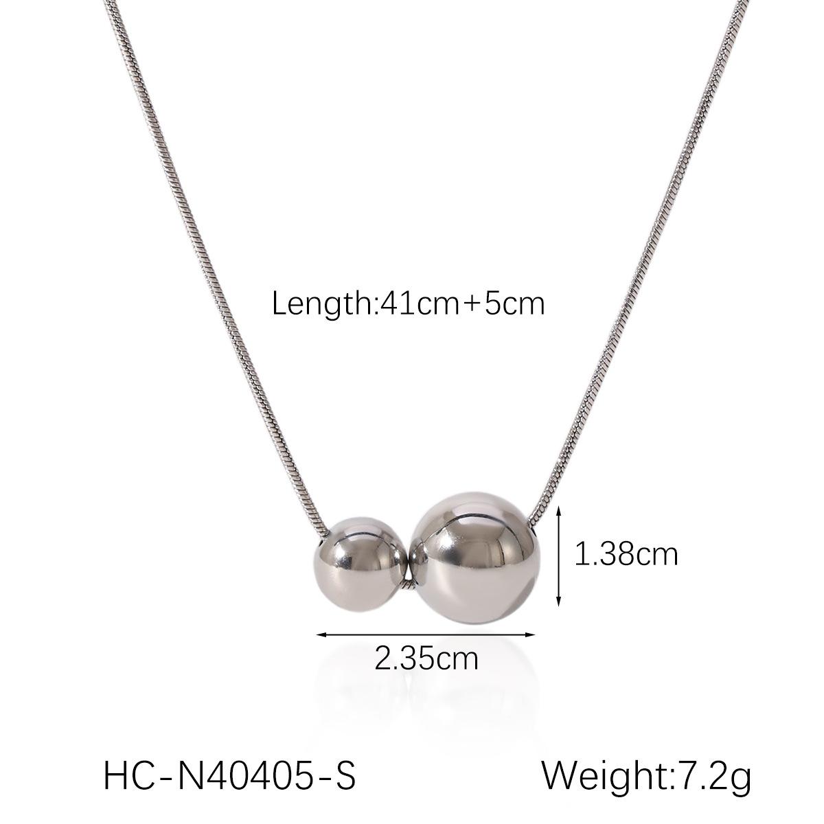 

Two Tone Fringe Y Necklace Titanium Steel Gold Plated Minimalist Elegant Layered Bead Chain Collarbone Jewelry