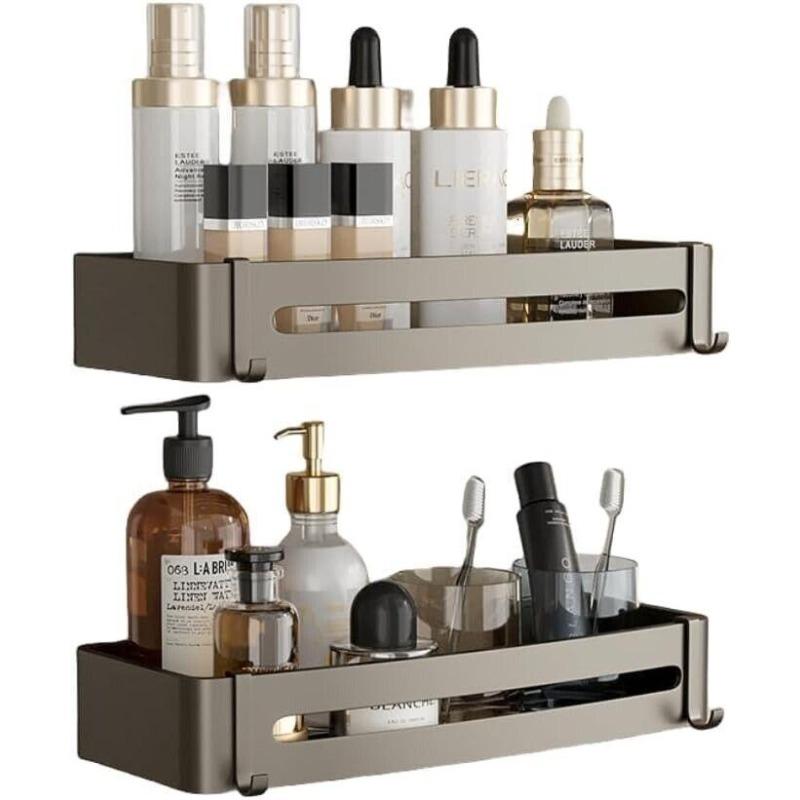Bathroom Storage Holder Shelf Shower Organizer Rack Wall Mounted Storage Rack US