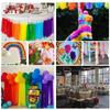 1pcs 4.5cm X 25meters Crepe Paper Streamers Tissue Paper Roll Flower Craft Making Birthday Wedding Party Backdrop DIY Decoration