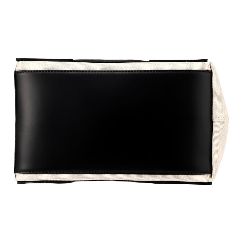 Balenciaga Malá nákupní taška Cabas Přírodní/Černá Dámské Tote_bags Krémová 339933-2HH3N-9260