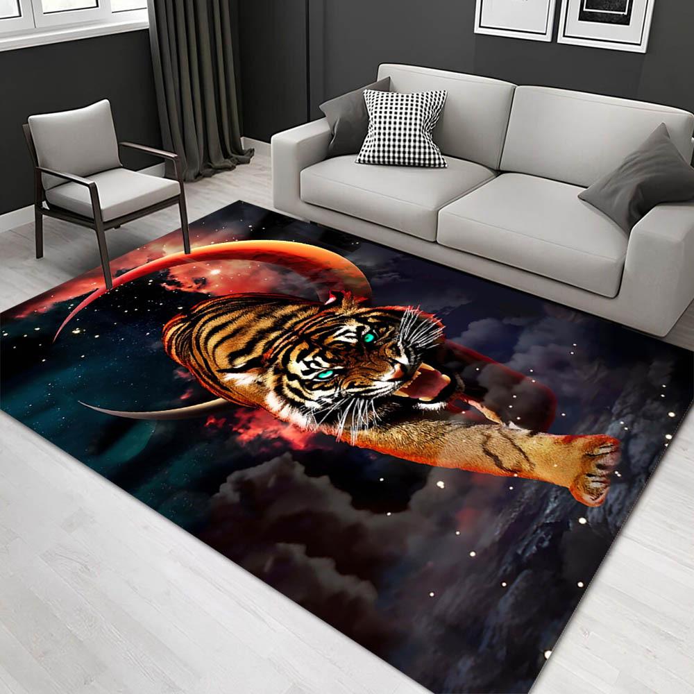 

1pc 1202381025Pattern Carpet, Area Rug For Living Room Bedroom Room Bed Chair Laundry Entryway Corridor Yard Non-slip Outdoor Camping Rug Fl 60cm by 90cm